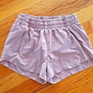 Girs Mauve colored Athleta shorts